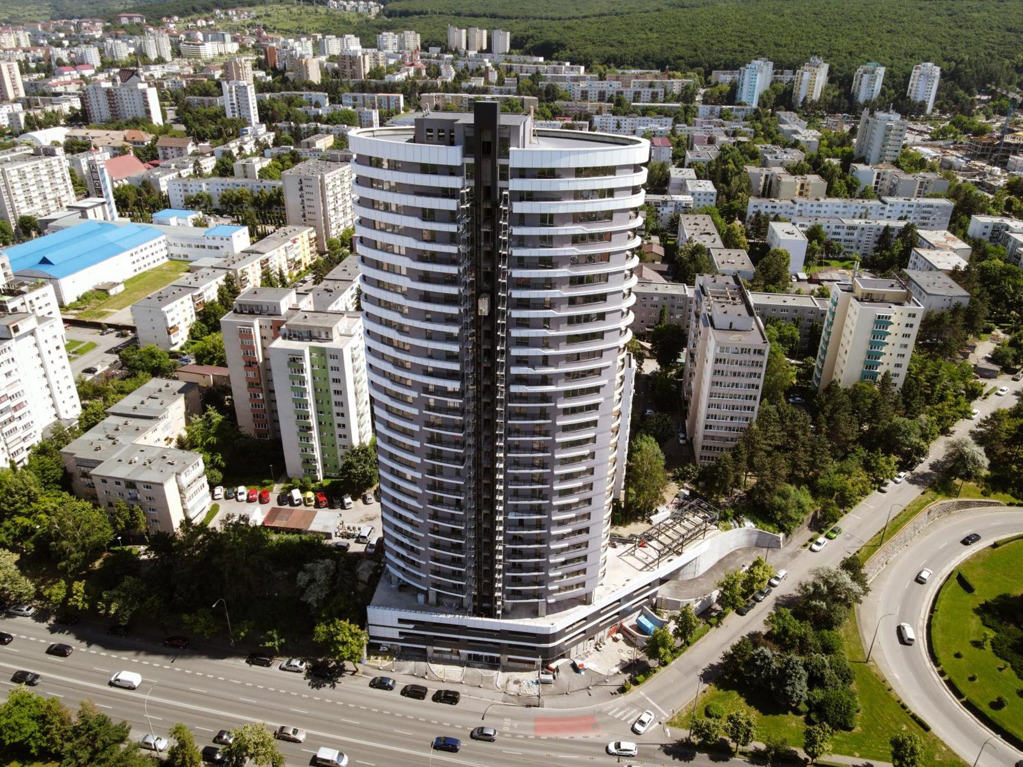Boudoir 139 Apartments City Tower -18Th Floor Cluj-Napoca Buitenkant foto